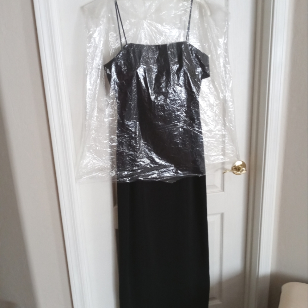 Black evening gown
